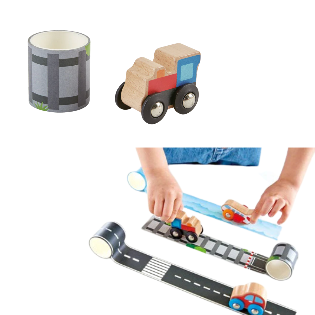 TAPE & ROLL TRAIN: CARRETERA ADHESIVA