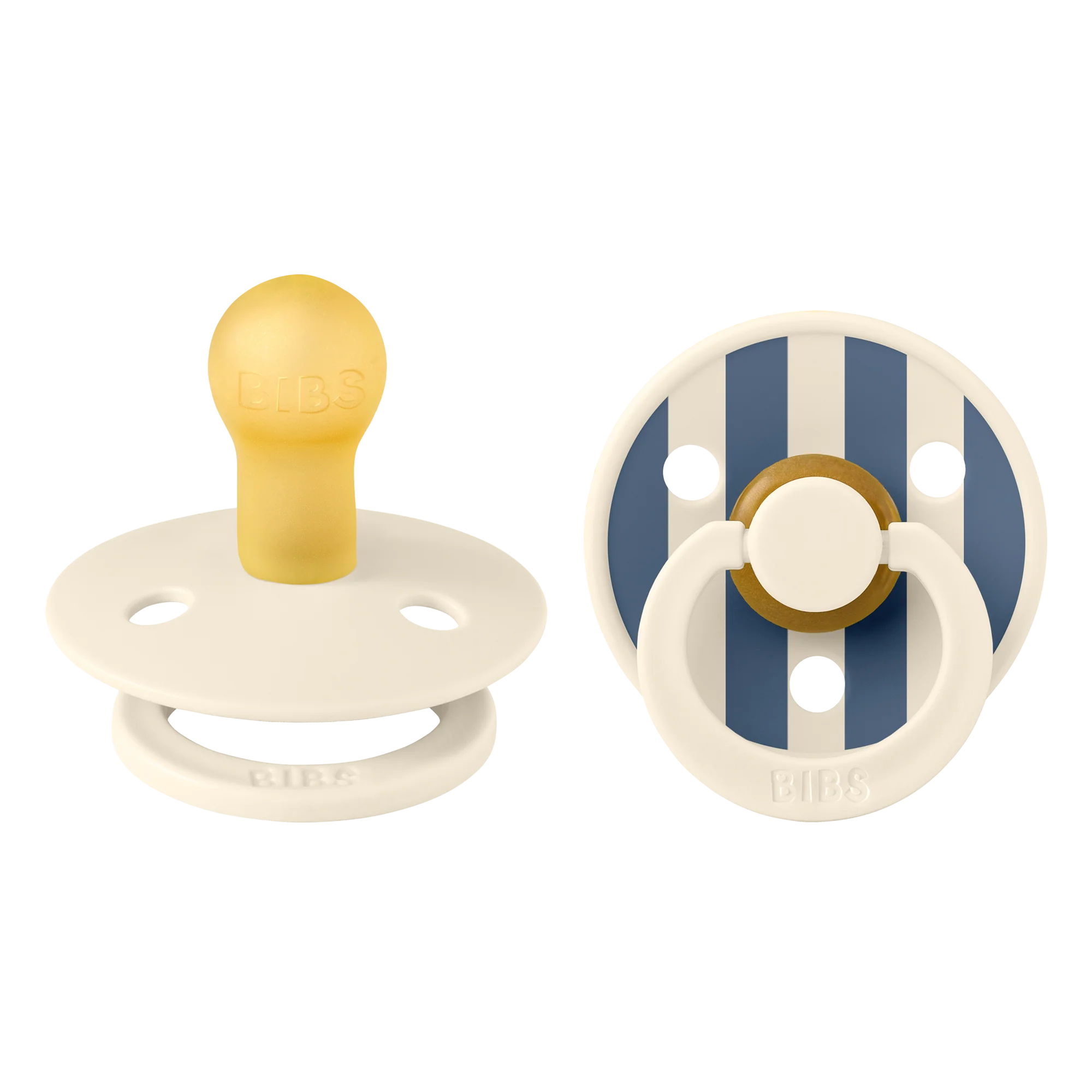 CHUPETE BIBS COLOUR STUDIO X2 | IVORY STEEL BLUE | REDONDO | TALLA 1 - Imagen 2