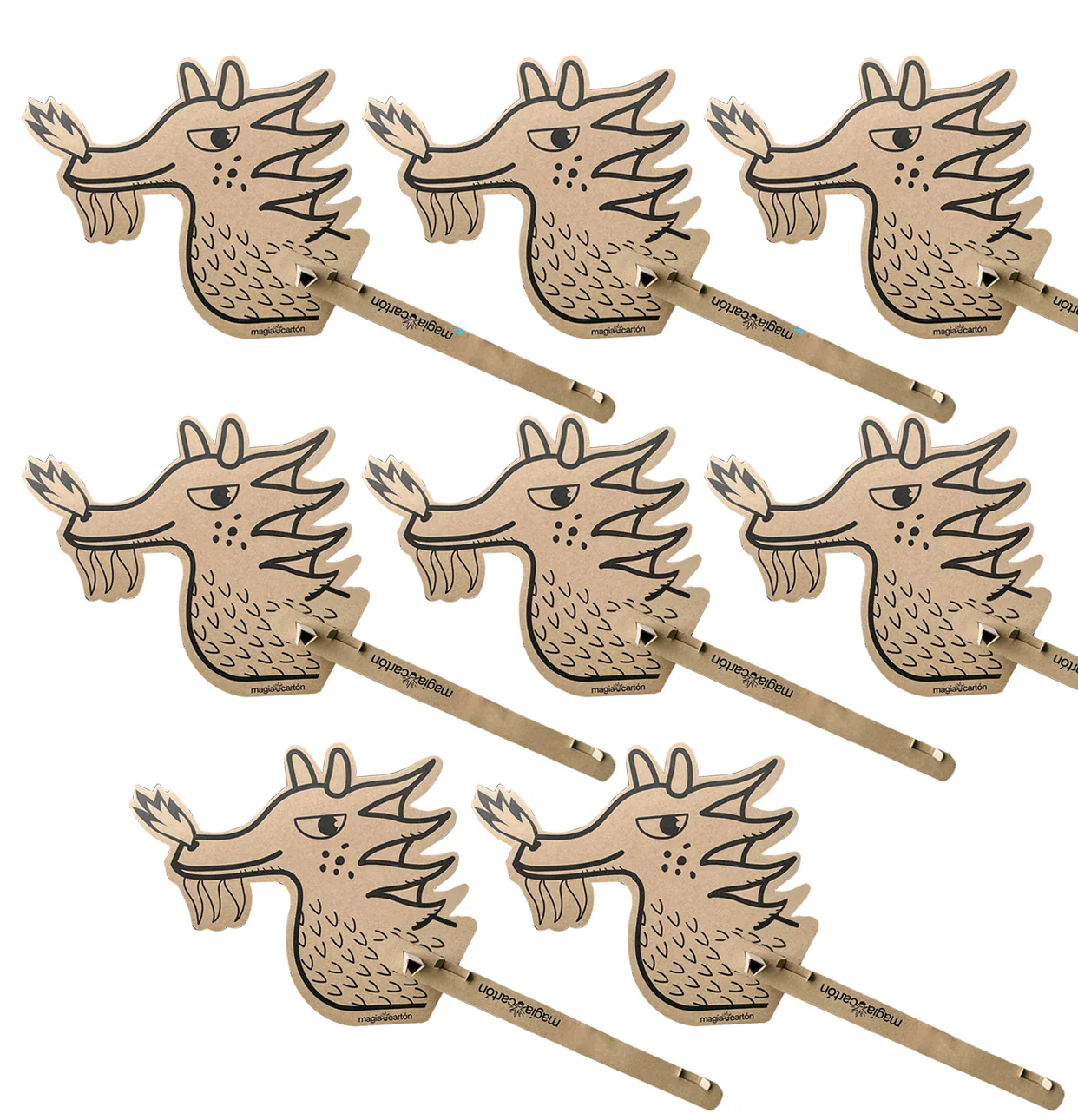 ANIMALES VELOCES - PACK 8 DRAGONES - Imagen 8