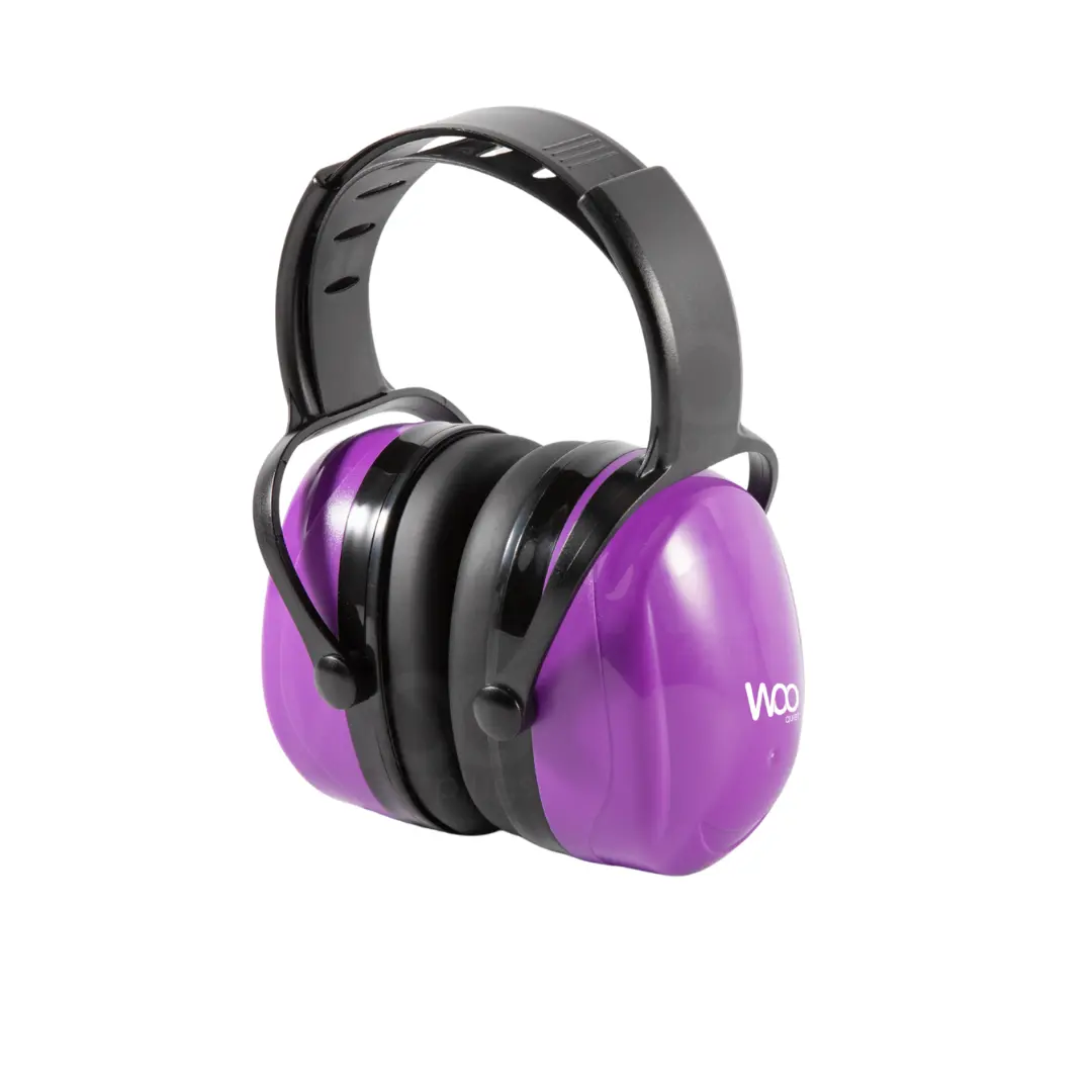 WOO EARMUFFS QUIET 2 NEGRO/PURPURA - Imagen 2