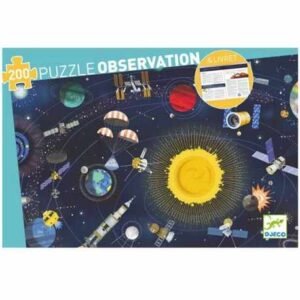 PUZZLE OBSERVACION EL ESPACIO CON LIBRO - DJECO