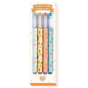 4 LAPICES MARCADOR METALICO