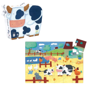 PUZZLE LA VACA EN LA GRANJA 24 PIEZAS