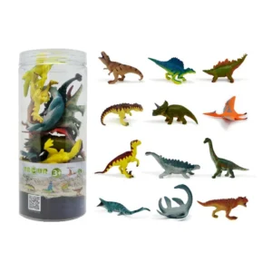 SET FIGURAS ANIMALES PREHISTORICOS 12PCS