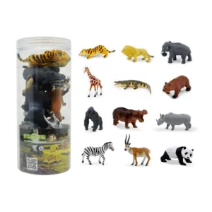 SET FIGURAS ANIMALES SALVAJES 12PCS