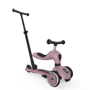 SCOOTER 2 EN 1 HIGHWAYKICK 1 PUSH AND GO WILDBERRY - SCOOT AND RIDE