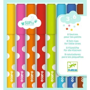 8 LAPICES SUAVES DE PLUMON PARA NIÑOS PEQUEÑOS