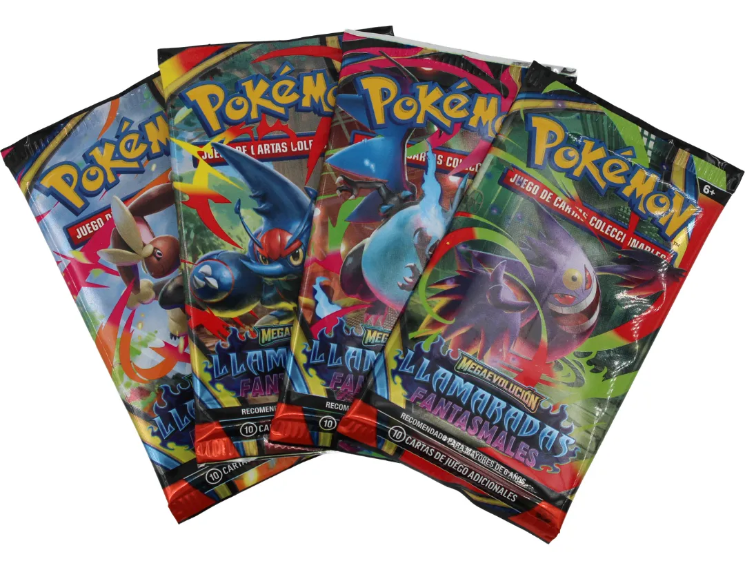 SOBRE CARTAS POKEMON LLAMARADAS FANTASMALES - ESPAÑOL