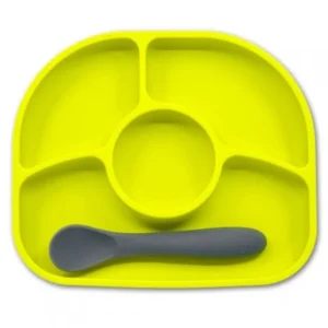 SET DE PLATO Y CUCHARA DE SILICONA LIMA