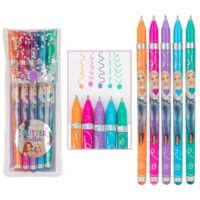 TOPMODEL LINDOS LÁPICES ROLLER DE GEL CON BRILLO