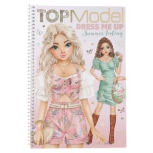 DRESS ME UP GRANDE CON 24 PAGINAS Y MUCHOS STICKERS SUMMER FEELING TOPMODEL
