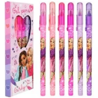 TOPMODEL SET BOLÍGRAFOS DE GEL GIRLY