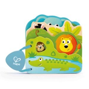 LIBRO BEBE ANIMALES SALVAJES
