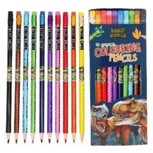 DINO WORLD LAPICES DE COLORES BORRABLES