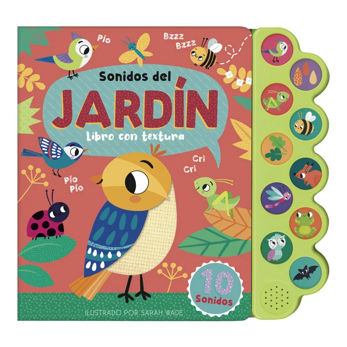 SONIDOS DEL JARDIN - LIBRO CON TEXTURA