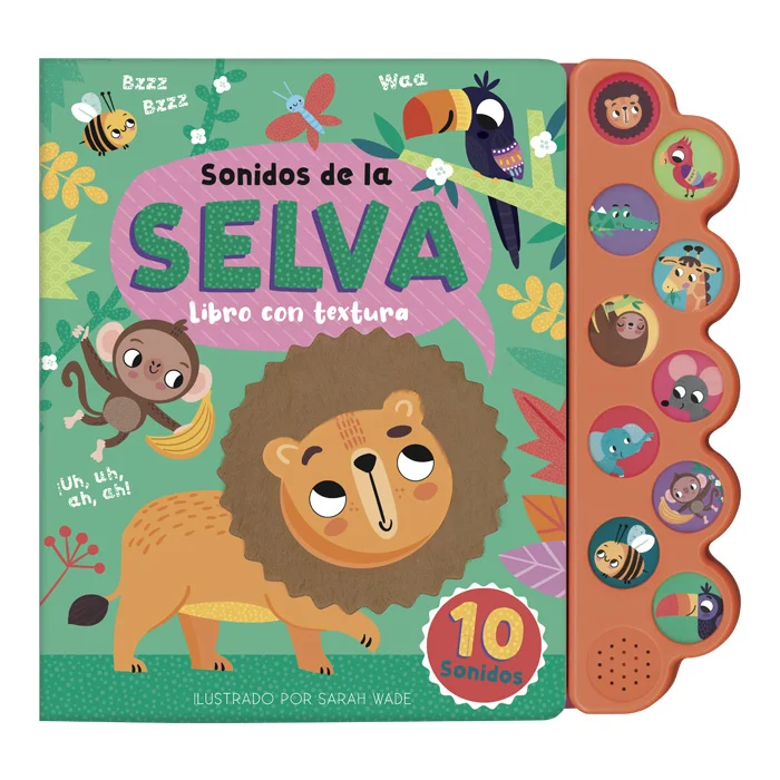 SONIDOS DE LA SELVA - LIBRO CON TEXTURA