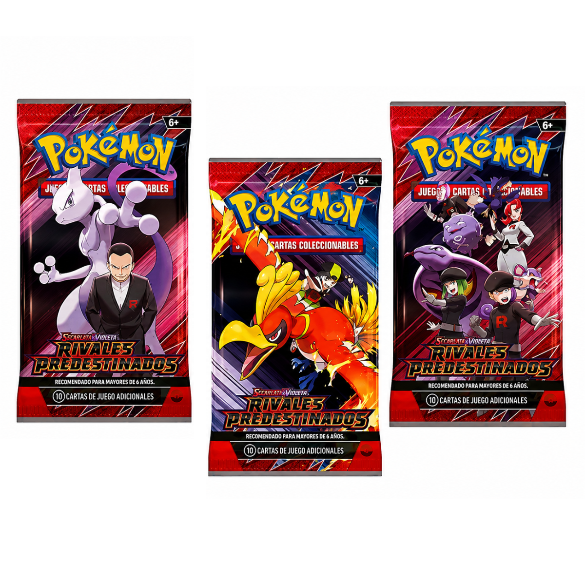 SOBRE CARTAS POKEMON RIVALES PREDESTINADOS SCARLET & VIOLET - ESPAÑOL
