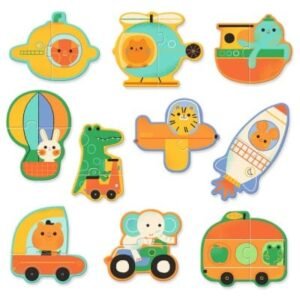 PUZZLE DUO VEHICULOS 20 PIEZAS