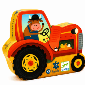 PUZZLE SILUETA EL TRACTOR 16 PIEZAS