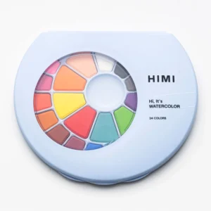 HIMI MIYA SET PINTURA SOLIDA 24 COLORES ESTUCHE AZUL