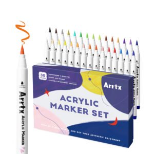 ARRTX MARCADORES ACRÍLICOS DE 30 COLORES 30B