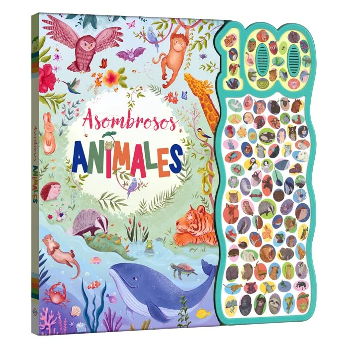 ASOMBROSOS ANIMALES 100 SONIDOS