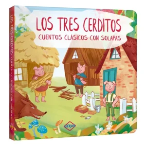LOS TRES CERDITOS CUENTOS CLASICOS CON SOLAPAS