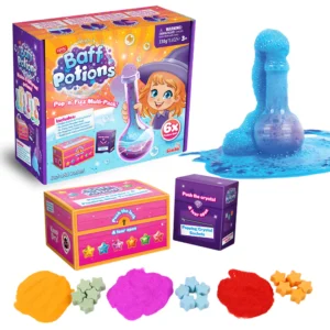 KIT POCIONES MÁGICAS PARA EL BAÑO COLORES Y ESPUMA