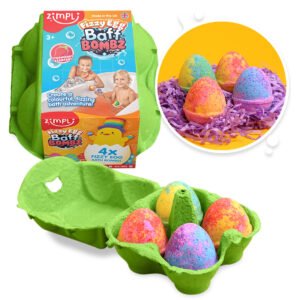 BOMBAS DE BAÑO EFERVESCENTES CON FORMA DE HUEVO PACK