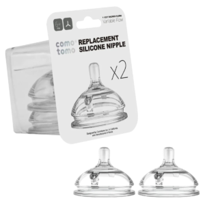 PACK DE 2 TETINAS FLUJO VARIABLE MAMADERA COMOTOMO