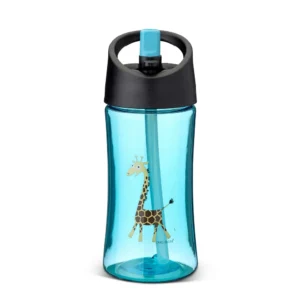 BOTELLA DE AGUA 350ML JIRAFA TURQUESA