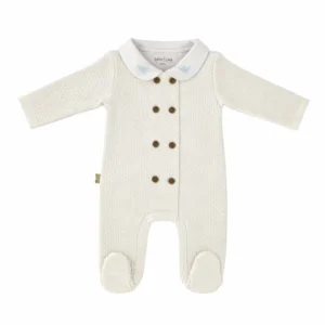 PIJAMA BABY BOTONES WINTER WHITE 3-6M