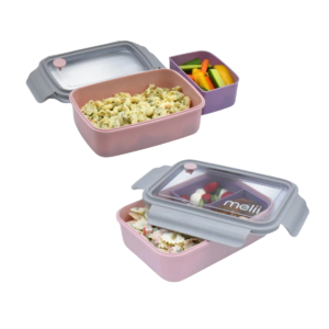 LONCHERA BENTO BOX MELII ROSADO PALO