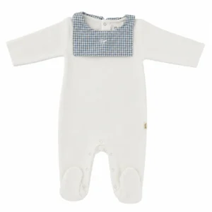 PIJAMA BABY PLUSH DENIM 6-9M