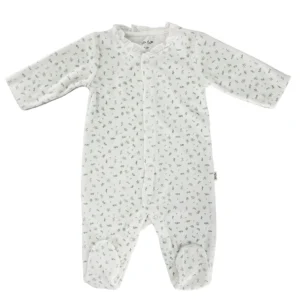 PIJAMA BABY PLUSH LEAVES 6-9M