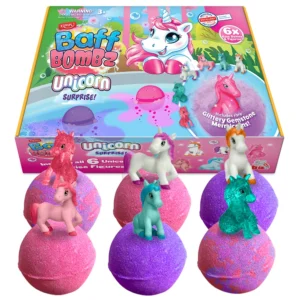 BOMBAS UNICORNIO SORPRESA PACK 6