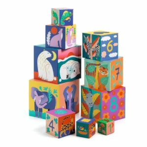 BLOQUES APILABLES DJECO 10 CUBOS