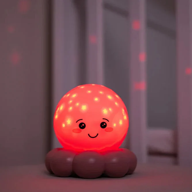 LUZ NOCTURNA PULPO TWINKLES TO GO ROSADO - Imagen 2