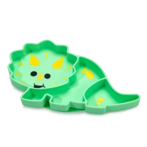 PLATO SILICONA CON SUCCION DINOSAURIO MELII