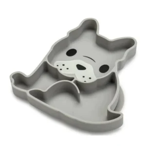 PLATO SILICONA CON SUCCION BULLDOG MELII